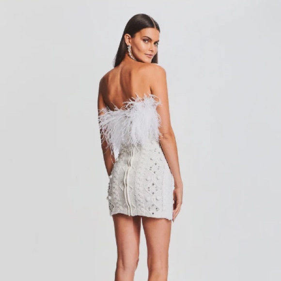 Retrofete Kimberly embellished knit dress size S - Picture 3 of 6